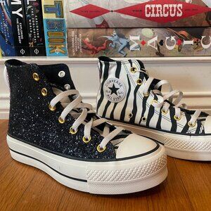 Converse All Star's Glitter & Zebra Print 9